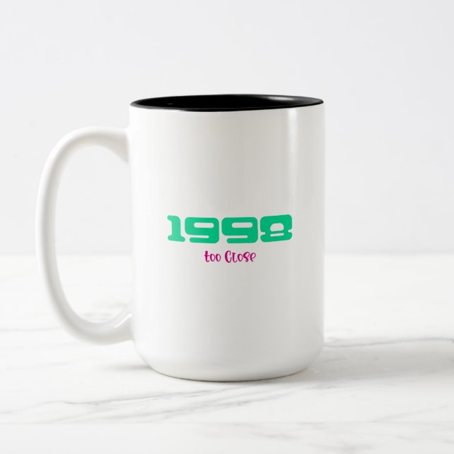 Caneca De Café Em Dois Tons Melhor Música de 1998 (Esquerda)