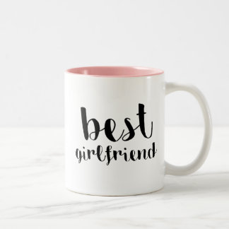 Caneca De Café Em Dois Tons Melhor Namorada