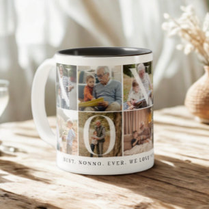 Caneca De Café Em Dois Tons Melhor Não Nunca, 10 Gift de Grade de Fotos para o
