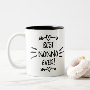 Caneca De Café Em Dois Tons Melhor Nonno de Todos