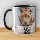 Caneca De Café Em Dois Tons Melhor Pai de Cachorro Alguma Vez Personalizado Fo (Criador carregado)