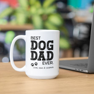 Caneca De Café Em Dois Tons Melhor Pai de Cachorro de Todos Personalizado