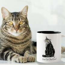 Melhor Pai de Gato de Todos os Tempos Tabby Pratea