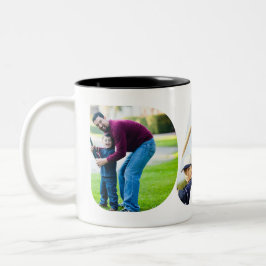 Caneca De Café Em Dois Tons Melhor Pai de Todos. Feliz primeiro dia dos pais