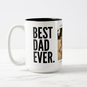 Caneca De Café Em Dois Tons Melhor Pai de Todos os Tempos Presente Personali