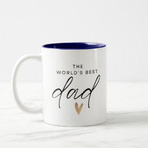 Caneca De Café Em Dois Tons Melhor Pai do Mundo