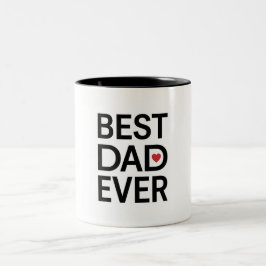Caneca De Café Em Dois Tons Melhor Pai do Mundo