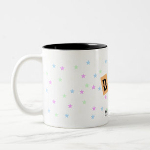 Caneca De Café Em Dois Tons Melhor Pai do Mundo personalizado