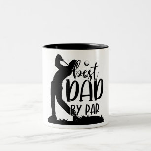Caneca De Café Em Dois Tons Melhor Pai Inspirador por Par/ Golf