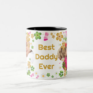 Caneca De Café Em Dois Tons Melhor Papai do Mundo Foto