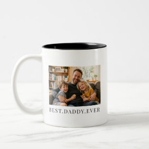 Caneca De Café Em Dois Tons Melhor Presente do Dia dos Pais Papai Foto