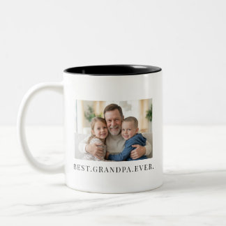 Caneca De Café Em Dois Tons Melhor Presente do Dia dos Pais para Avô Foto