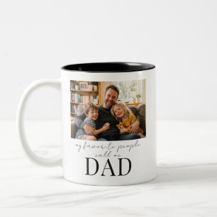 Caneca De Café Em Dois Tons Melhor Presente do Dia dos Pais para Papai Foto