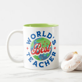 Caneca De Café Em Dois Tons Melhor Professora do Mundo