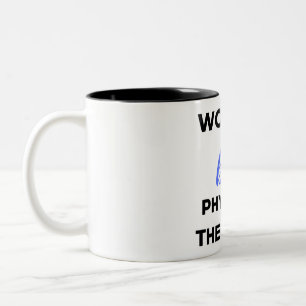 Caneca De Café Em Dois Tons Melhor Terapêutica Física do segundo do Mundo 2