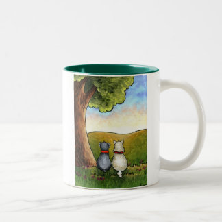 CANECA DE CAFÉ EM DOIS TONS MELHORES AMIGOS