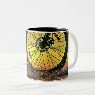 Caneca De Café Em Dois Tons Melhores presentes para ciclistas