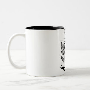 Caneca De Café Em Dois Tons Membro do Tempo de Vida do Team Rios