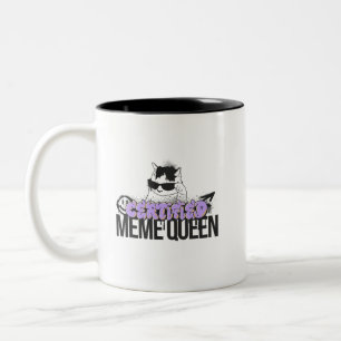 Caneca De Café Em Dois Tons Memória Certified Queen Mug - Taça Gráfica Engraça