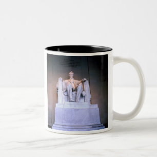 Caneca De Café Em Dois Tons Memorial Lincoln