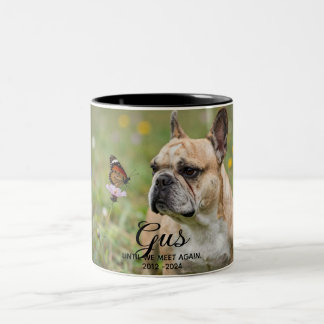 Caneca De Café Em Dois Tons Memorial Personalizado para Animais de Estimação