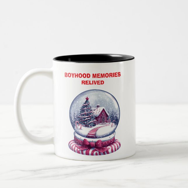 Caneca De Café Em Dois Tons Memórias de Boinas Relacionadas (Esquerda)