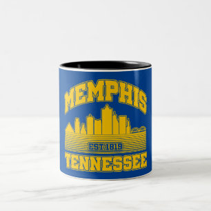 Caneca De Café Em Dois Tons Memphis, Tennessee