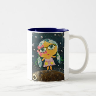 Caneca De Café Em Dois Tons Menina do mar