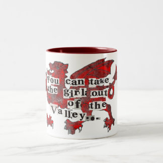 Caneca De Café Em Dois Tons Menina do vale