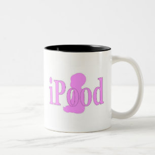 Caneca De Café Em Dois Tons meninas do ipood