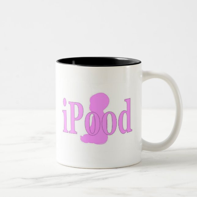 Caneca De Café Em Dois Tons meninas do ipood (Direita)
