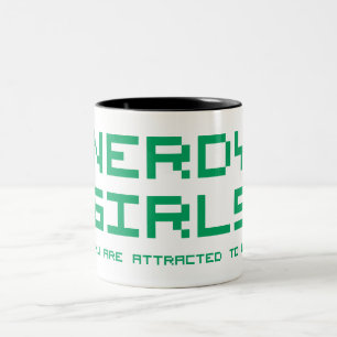 Caneca De Café Em Dois Tons Meninas Nerdy 2