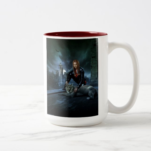 Caneca De Café Em Dois Tons Menolly: Morda-me (Direita)