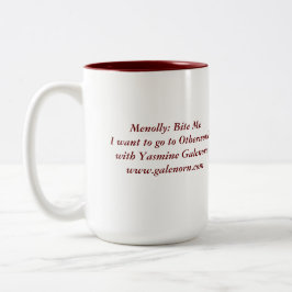 Caneca De Café Em Dois Tons Menolly: Morda-me