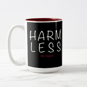 Caneca De Café Em Dois Tons Menos Prejuízo - Ir Vegan (Versão Leve)
