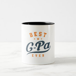 Caneca De Café Em Dois Tons Mens Best G-Pa Eternamente Engraçado Avô