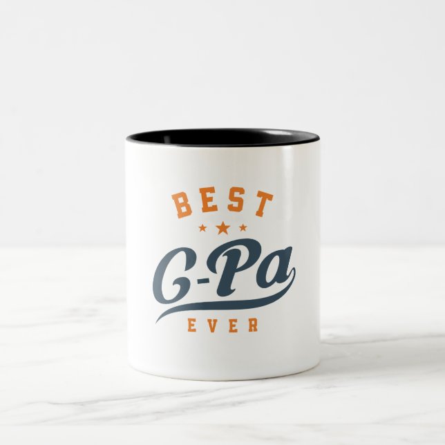 Caneca De Café Em Dois Tons Mens Best G-Pa Eternamente Engraçado Avô (Centro)