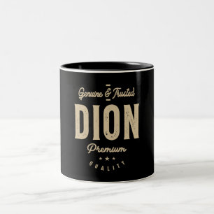 Caneca De Café Em Dois Tons Mens Name Dion Genuine and Trusted 