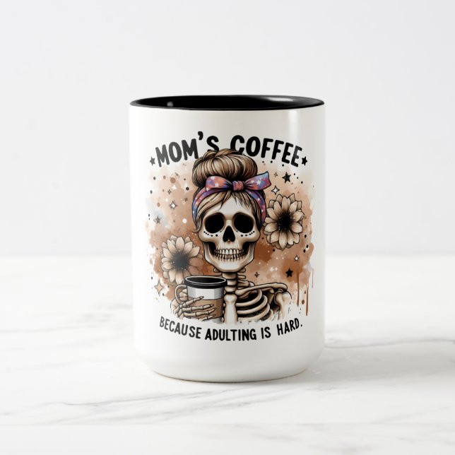 Caneca De Café Em Dois Tons Mensageiro, Ossos e Verdades Criadas (Centro)