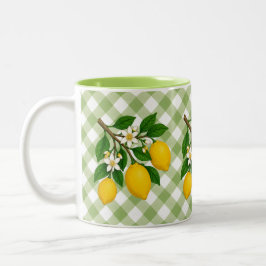 Caneca De Café Em Dois Tons Menton Lemon Two-Tone Mug