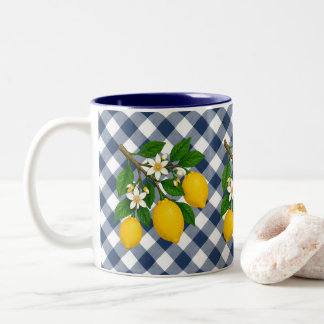 Caneca De Café Em Dois Tons Menton Lemon Two-Tone Mug