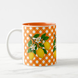 Caneca De Café Em Dois Tons Menton Lemon Two-Tone Mug
