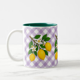 Caneca De Café Em Dois Tons Menton Lemon Two-Tone Mug
