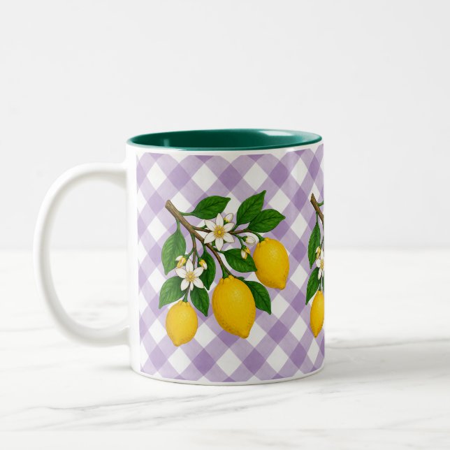 Caneca De Café Em Dois Tons Menton Lemon Two-Tone Mug (Esquerda)