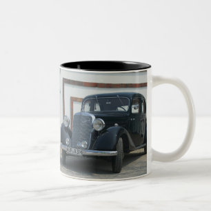 Caneca De Café Em Dois Tons mercedes antigo 3