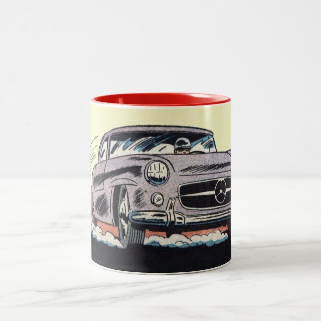 Caneca De Café Em Dois Tons Mercedes-Benz SLR 300, 1959 (Centro)