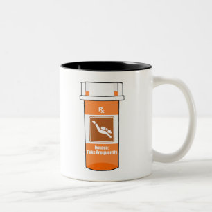 Caneca De Café Em Dois Tons Mergulho Autônomo é Minha Droga