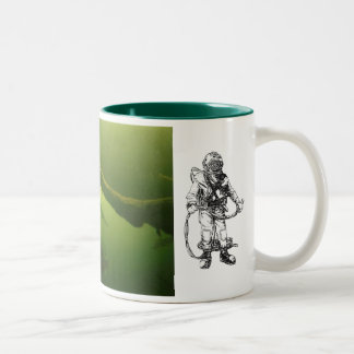 Caneca De Café Em Dois Tons Mergulho comercial interno