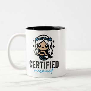 Caneca De Café Em Dois Tons Mermaid Ocean Sea Mermaid Queen Mug