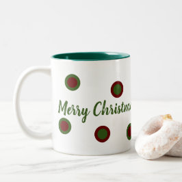 Caneca De Café Em Dois Tons Merry Christmas